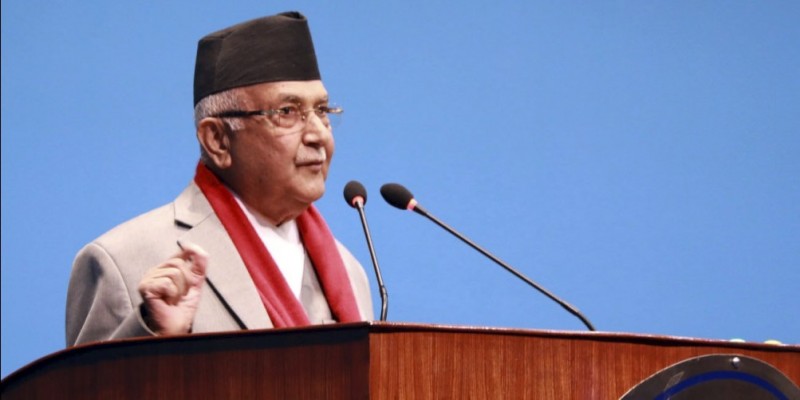 एकताबद्ध भएर राष्ट्र निर्माणमा लागौँ: अध्यक्ष ओली